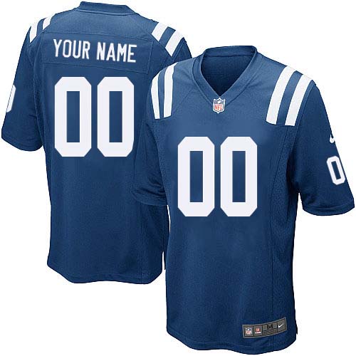 Youth Limited Nike Jersey Royal Blue Home - Customized NFL Indianapolis Colts